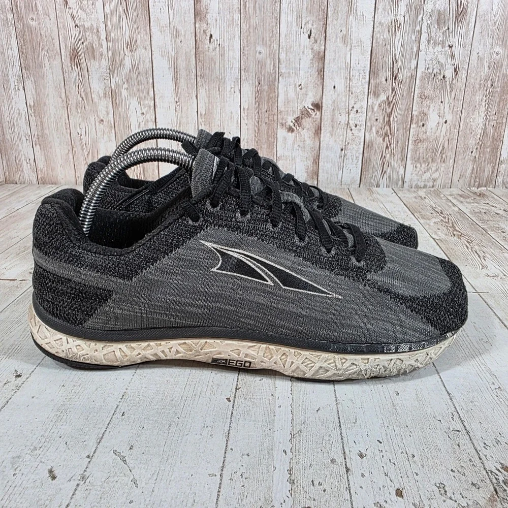 Altra Escalante Mens 8 Womens 9.5 Black Grey Running Shoes AFM1733G-3 Zero Drop